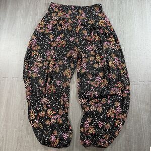Victoria's Secret Harem Lounge Pants Stars Floral Cherry Blossom Ditsy RARE S
